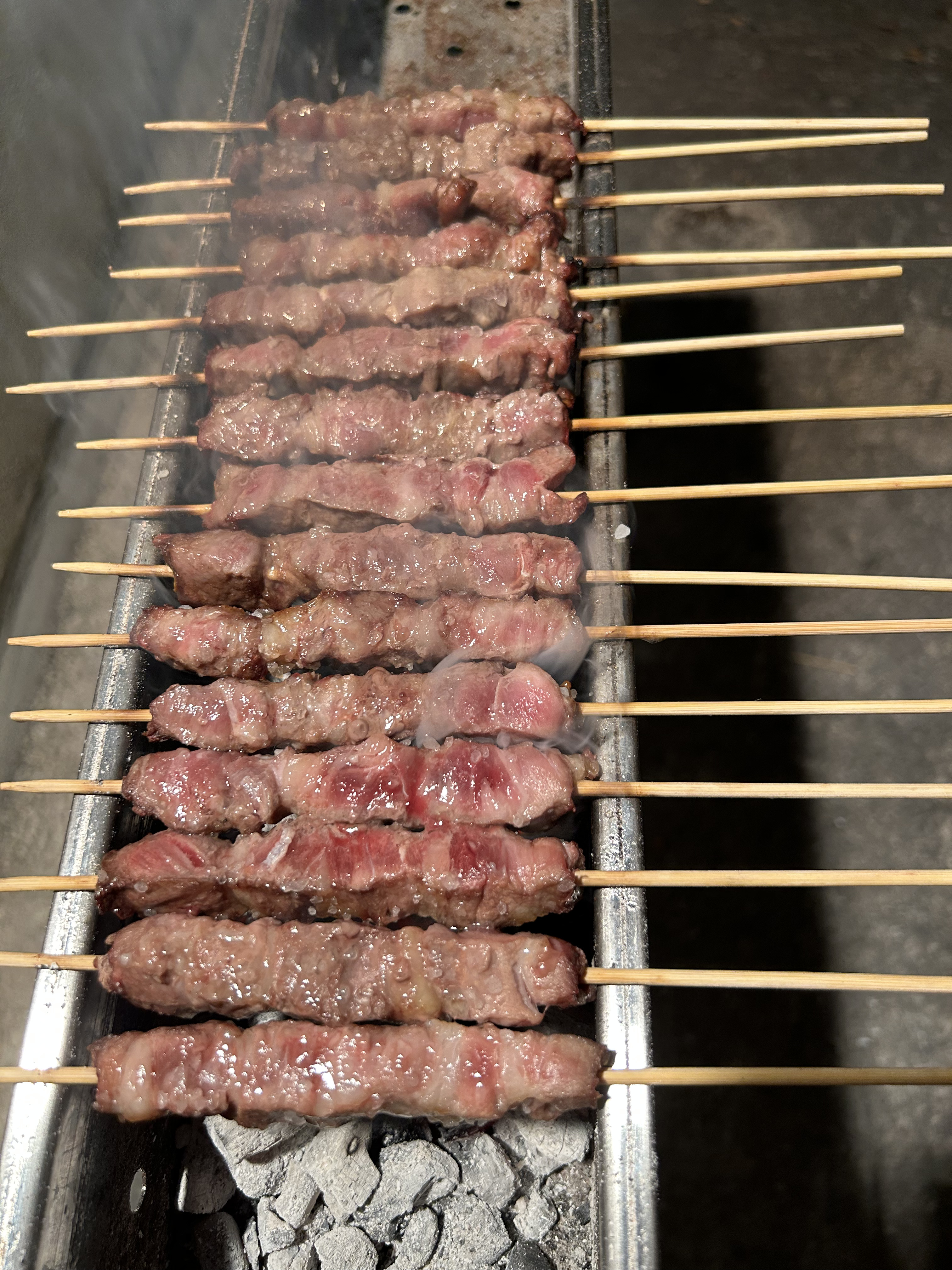 Grigliata serale con il barbecue del Mulino Brandolini