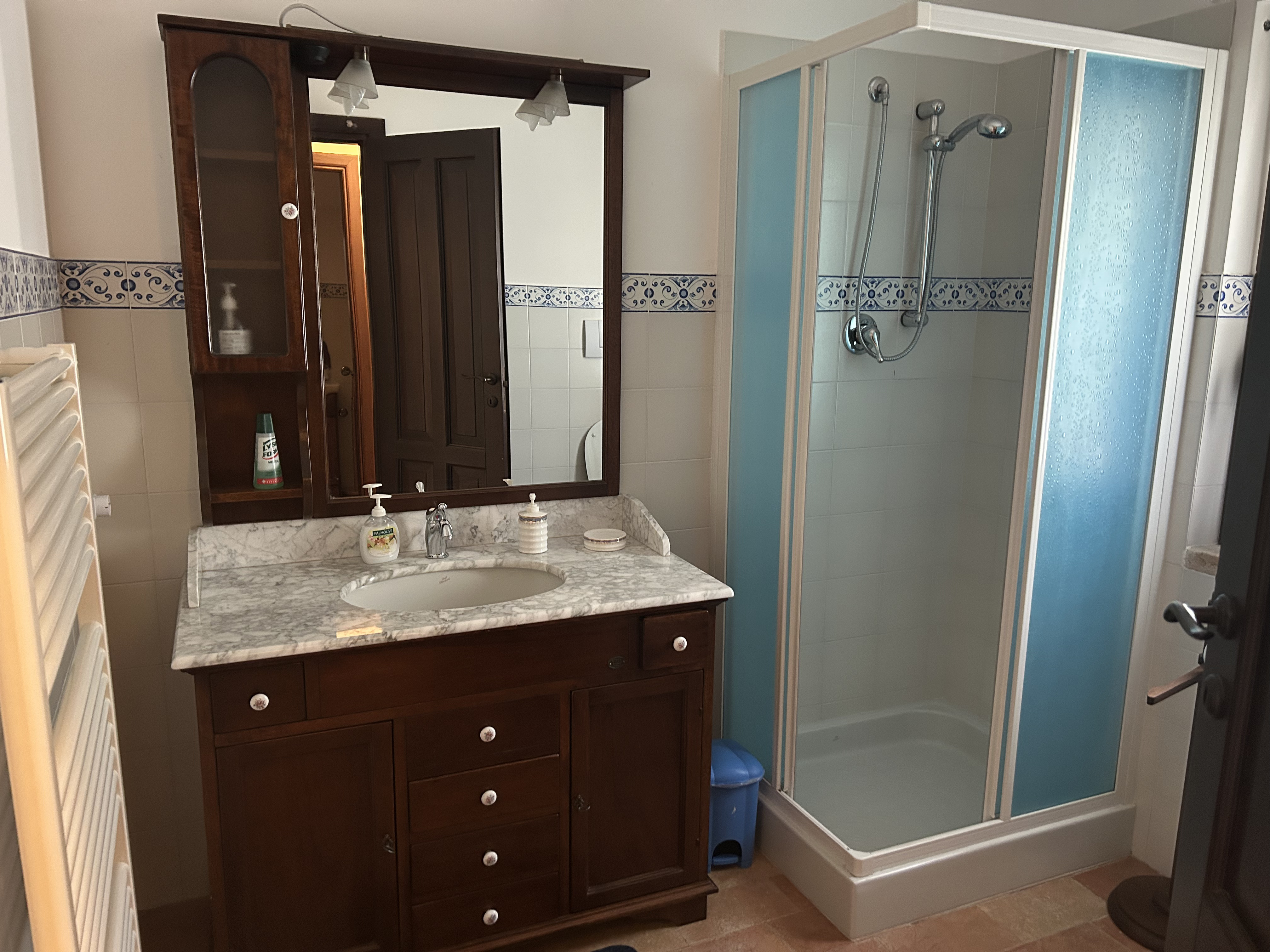 Camera 1 matrimoniale del Mulino Brandolini con travi in legno