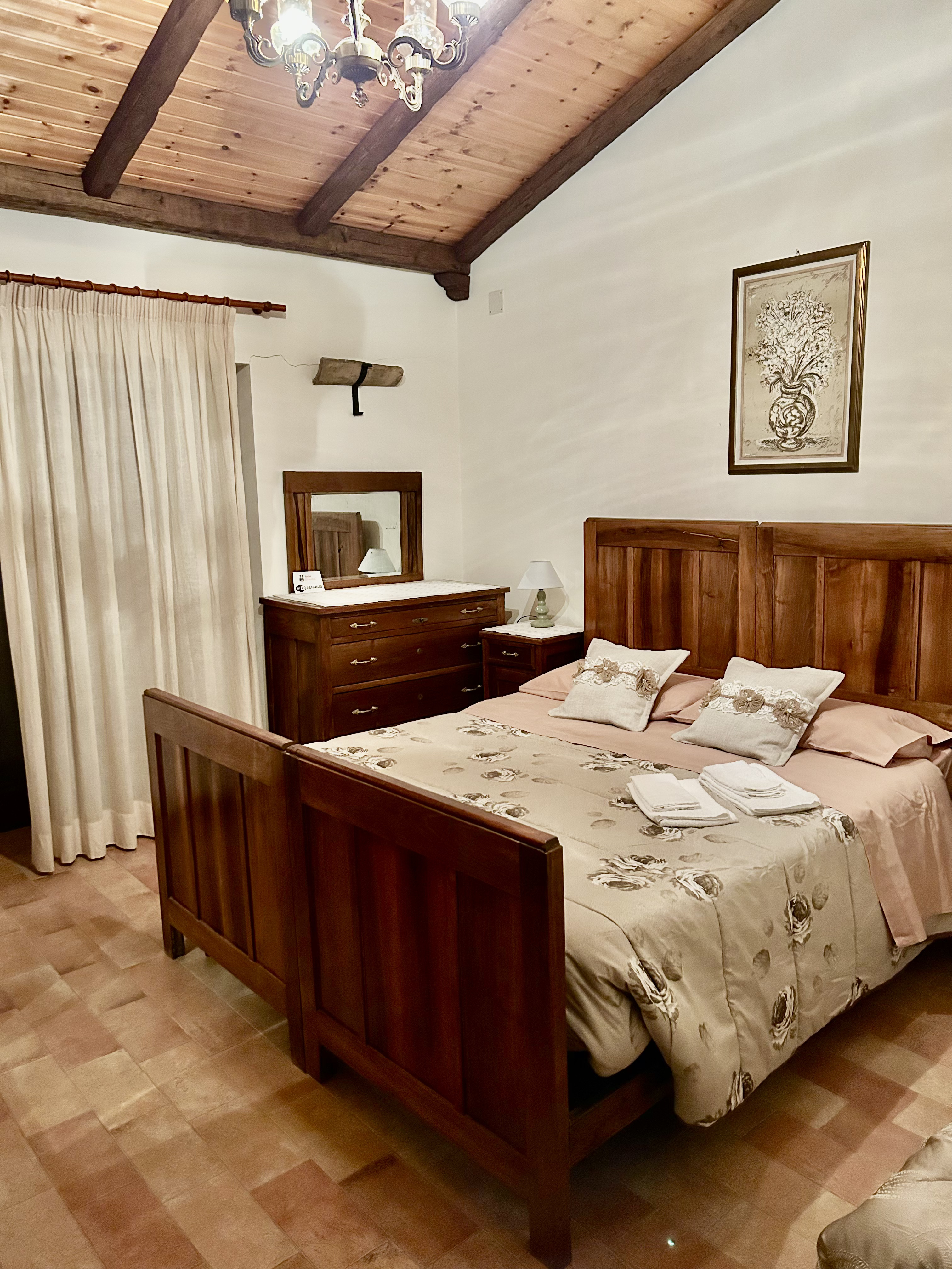 Dettaglio camera 1 matrimoniale del Mulino Brandolini